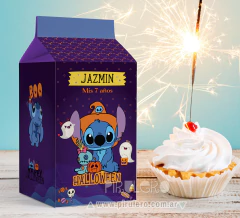 Kit imprimible Stitch Halloween personalizado