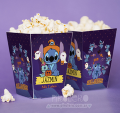 Kit imprimible Stitch Halloween personalizado