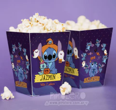 Kit imprimible Stitch Halloween personalizado