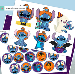 Imagen de Kit imprimible Stitch Halloween