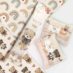 Kit Imprimible Oso Teddy_acuarela y arcoiris - tienda online
