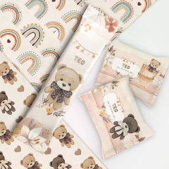 Kit Imprimible Oso Teddy_acuarela y arcoiris - tienda online