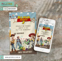 Kit imprimible Toy Stoy 4 Forky Woody Buzz Lightyear de Pirulero