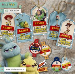 Kit imprimible Toy Stoy 4 Forky Woody Buzz Lightyear de Pirulero