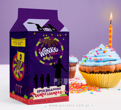 Kit Imprimible Willy Wonka Charlie Su Fábrica De Chocolates