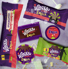 Kit Imprimible Willy Wonka Charlie Su Fábrica De Chocolates - tienda online