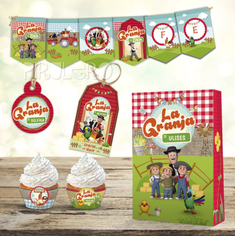 Kit imprimible La granja de Zenon