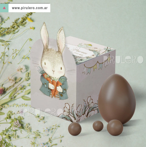 Kit Imprimible Pascuas Conejito Toni _ Coleccion Bosque Vintage