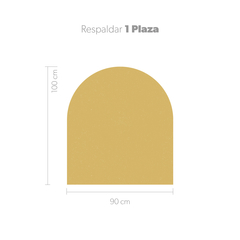 RESPALDAR ARCO | Mostaza - comprar online