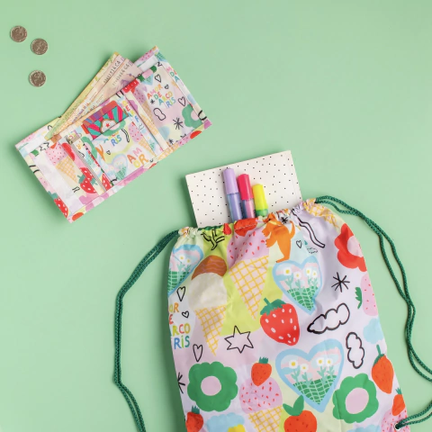 COMBO ARCOIRIS (mochila + billetera)