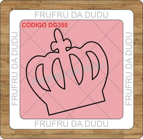 DG355 - Moldes - Molde Digital em PDF - Coroa- Infantil - - comprar online