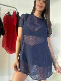 Vestido Gasa puntitos en internet