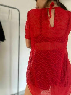 Vestido Gasa puntitos - Bukhara