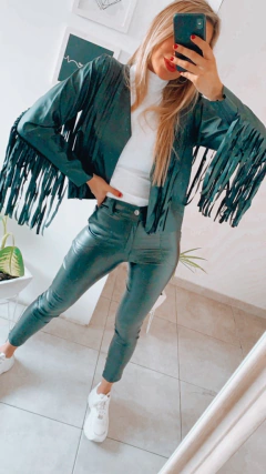 Chaqueta flecos