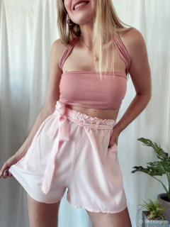 SHORT FIBRANA LAZO