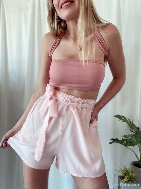 SHORT FIBRANA LAZO