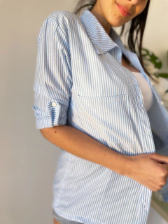 CAMISA OVERSIZE POPLIN - tienda online