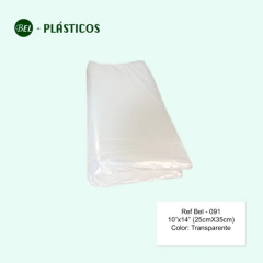 BOLSA POLIETILENO BD 10"x14" (25.4cmX35.6cm) C 2.0 PAQ 100 UND Ref-Bel 091