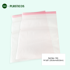 14"x20" (35,6X50,8CM) BOLSA ZIPLOC REUTILIZABLE PAQ 100 - Ref Bel 765 - comprar online