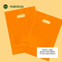 TIPO RIÑON NARANJA - 15"x18" (38cmx46cm) Cal 2.0 - 100 UND Ref Bel 642N