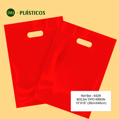 TIPO RIÑON ROJA - 15"x18" (38cmx46cm) Cal 2.0 - 100 UND Ref Bel 642R