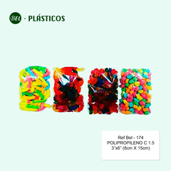 BOLSA DE POLIPROPILENO 3"x6"cal 1.5 ( 8cmx15cm ) TTE- 500 UND Ref Bel-174