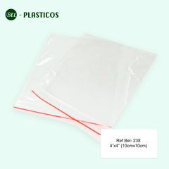 4"x4" (10X12CM) BOLSA CON CIERRE HERMÉTICO PAQ 100 - Ref Bel 238 - comprar online