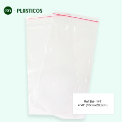 4"x8" (10X21.5CM) BOLSA ZIPLOC REUTILIZABLE PAQ 100 - Ref Bel 147 - comprar online
