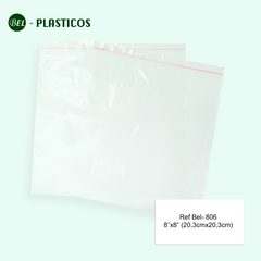 8"x8" (20X20CM) BOLSA ZIPLOC REUTILIZABLE PAQ 100 - Ref Bel 806 - comprar online