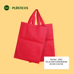 36X49 Cm TELA CON CARGADERA ROJA X UND  Ref-Bel 2093