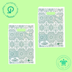 TIPO BOUTIQUE IMPRESA MANDALA VERDE ECO - 8"x12" (20cmx30cm) Cal 2.0 - 50 UNID - comprar en línea
