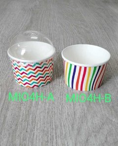 BASE HELADO PAPEL 4 ONZ PAQ. X 50 UND CAJA X 20