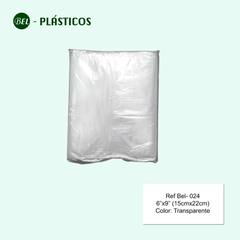 BOLSA POLIETILENO TTE 6"x9" (15cmx22cm) PAQ 100 UND Ref-Bel-024 en internet