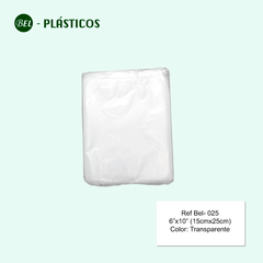 BOLSA POLIETILENO TTE 6"x10" (15cmx25cm) PAQ 100 UND Ref-Bel-025 en internet