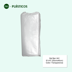 BOLSA POLIETILENO TTE 8"x16" (20cmx40cm) PAQ 100 UND Ref-Bel-041 en internet