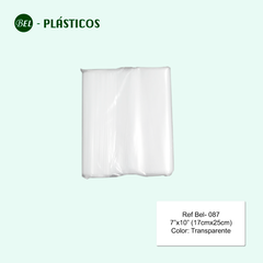 BOLSA POLIETILENO TTE 7"x10" (17cmx25cm) PAQ 100 UND Ref-Bel-087 en internet