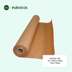 PAPEL KRAFT 63"(160cm)x 20 KG - Fabrica de Bolsas Plasticas, Belplasticos