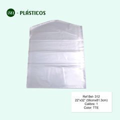 Ref Bel-312: Cubrevestido 22"x32" (56cmX81.3cm) Calibre 1 BD TTE PAQ 50 UND - comprar online