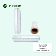 STRETCH FILM TTE - 18" Cal 0.6 ( 45cm ) x450 MTRS Ref Bel-370 - comprar online