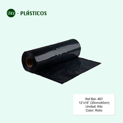 Bel-467 PRECORTE 12x16 (30cmx40cm) NEGRO ALTA x1000 Bolsas - comprar online