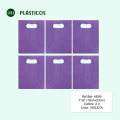 TIPO RIÑON MORADA - 7"x9" (18cmx23cm)  Cal 2.0 - 100 und Ref Bel- 485M - comprar online