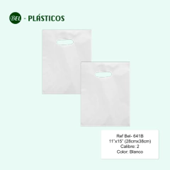 TIPO RIÑON BLANCO- 11"x15" (28cmx38cm)  Cal 2.0 - 100 und Ref Bel-641B - comprar online