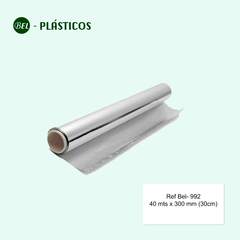 Papel Aluminio 40 mts por Rollo Ref-Bel 992