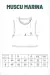 Musculosa Marina monograma - tienda online