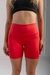 Calza short media pierna rojo
