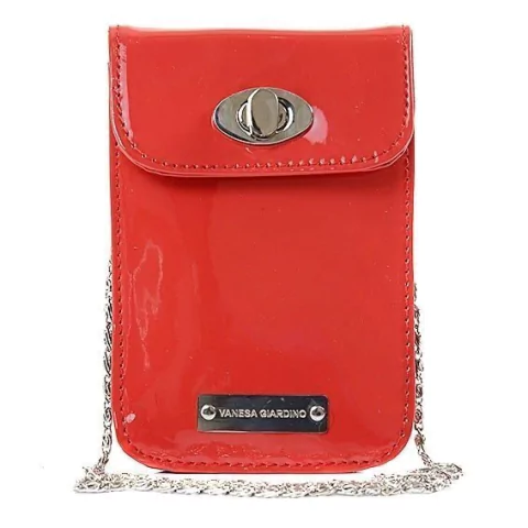 Funda Mujer Cuero Charol Rojo | Modelo Antonella