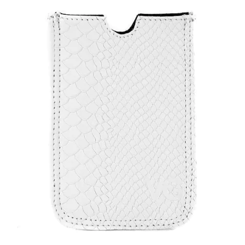 Funda Unisex Cuero Boa Blanco