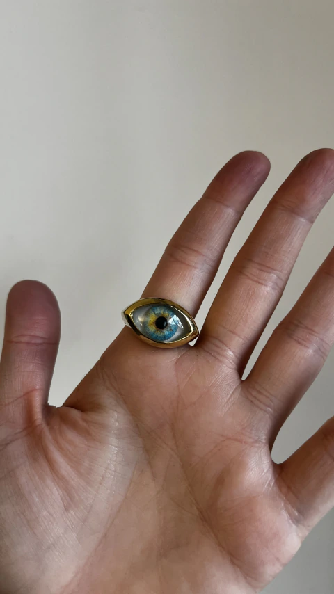 Anillo Ojo Pequeño STOCK TALLE 20 mm Ojo Sirena