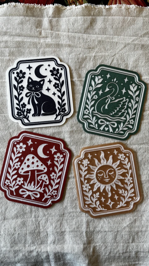 Kit Posavasos Bruja (x4)