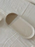 Plato Oval Arena y Blanco